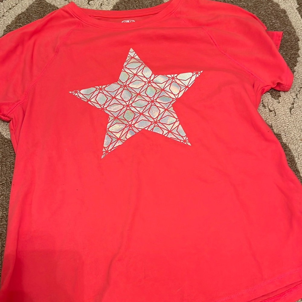 Pink star shirt